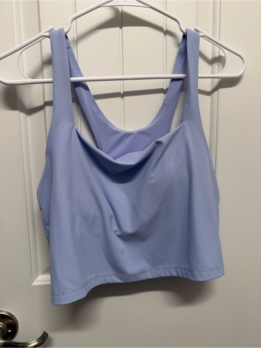 all in motion Light Blue Draped Sports Bra Tank